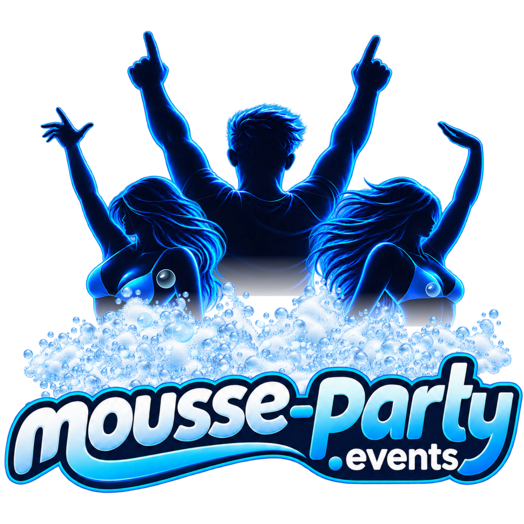 www.mousse-party.events — personnages, mousse et bulles